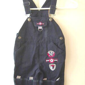 Childrens Boys BibOveralls 18 mos, snaps on legs, Catton Apparel New York